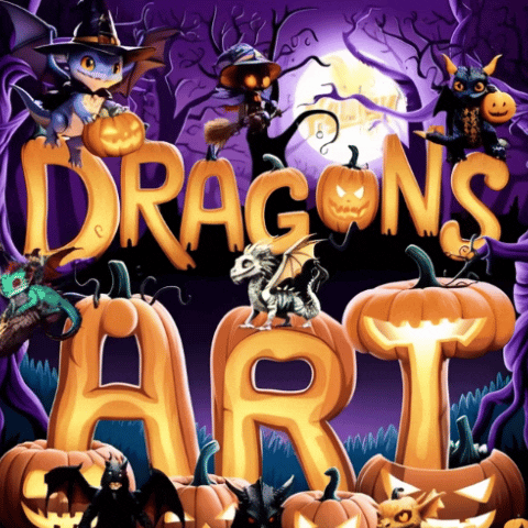 Dragons Art - Halloween 🎃