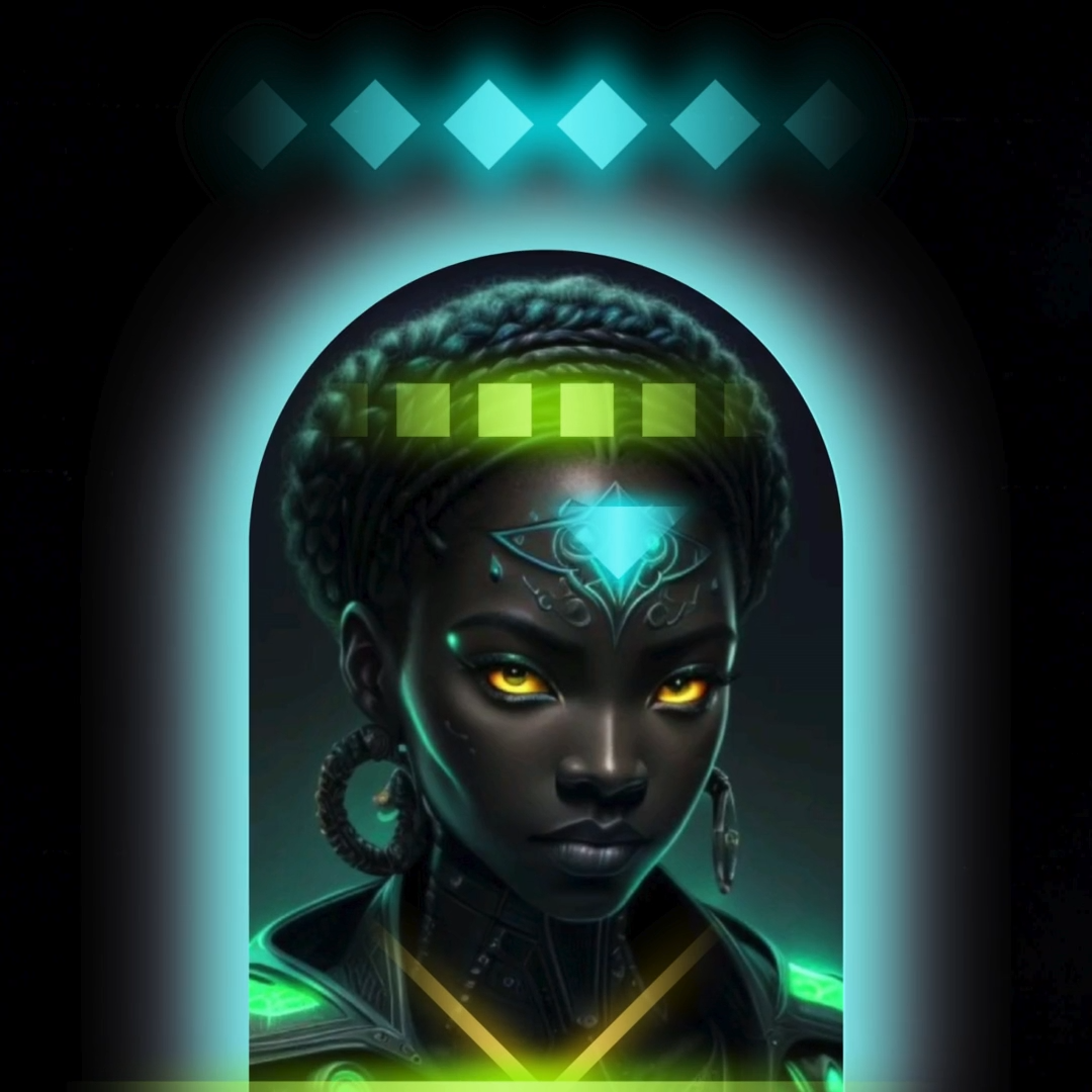 Neon effect mask